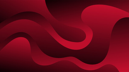 ABSTRACT BACKGROUND ELEGANT GRADIENT SMOOTH DARK RED COLOR WITH HAND DRAWN ORGANIC SHAPES DESIGN VECTOR TEMPLATE GOOD FOR MODERN WEBSITE, WALLPAPER, COVER DESIGN 