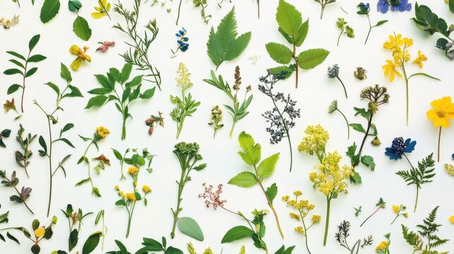 creative classroom poster showing real life examples of dicots with names and plant family details