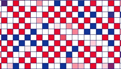 Fototapeta premium Abstract Red Blue Pink Square Pattern Background Texture Design for Website Banner