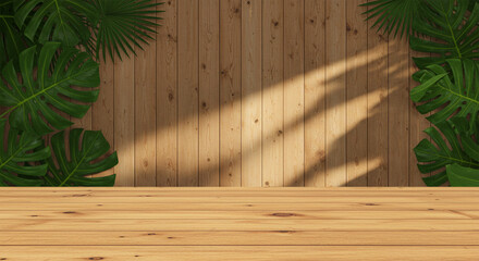 Christmas tree and fir branches decorate a rustic wooden background, perfect for a winter holiday celebration