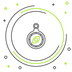 Line Compass icon isolated on white background. Windrose navigation symbol. Wind rose sign. Colorful outline concept. Vector