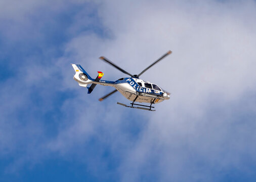 Spanischer Polizeihubschrauber