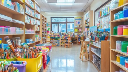 Art Supplies Room: A Colorful Haven for Creative Expression