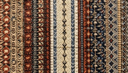 Handwoven carpet patterns