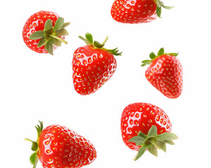 strawberry isolated on white