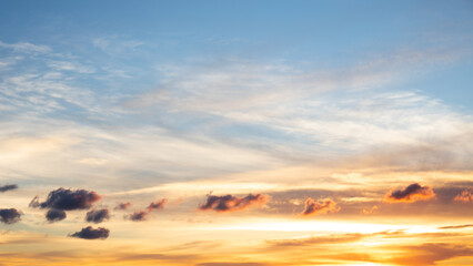 Fototapeta premium Sunset sky