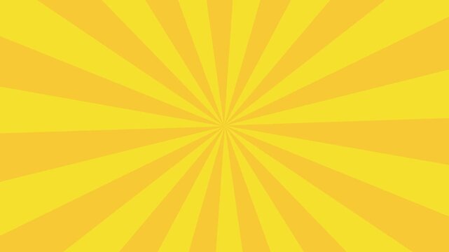 love star explosion suprise confetti animation. pink, green, yellow sunburst video background