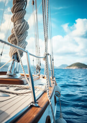 sailing ship in the sea