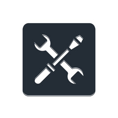 Black 3D printer setting icon isolated on white background. 3d printing. Vector