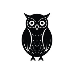 Owl Mystery Vector Silhouette