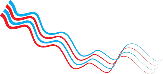 WE4R.ep Abstract Wavy Colored Lines – Modern Flow Concept Designs