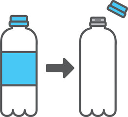 ペットボトル分別