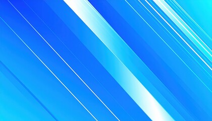 Fototapeta premium Dynamic blue abstract lines digital art graphic design modern perspective minimalistic aesthetic