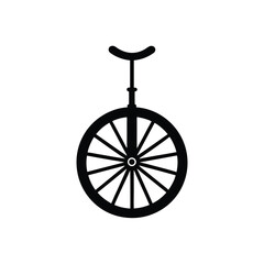 Unicycle Balanced Vector Silhouette © Abul