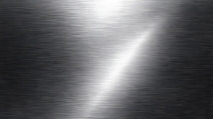 matte stainless steel material with a brushed finish and subtle light glare across the polished sleek surface