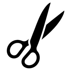 icon scissors without hole