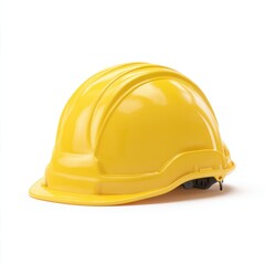 Fototapeta premium Yellow hard hat safety construction equipment
