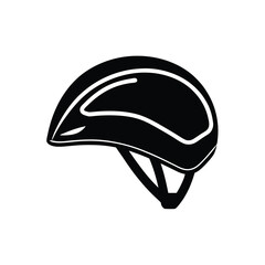 Fototapeta premium Bicycle Helmet Sleek Vector Design