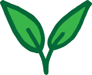 Vibrant Green Leaves Symbolizing Nature and Growth