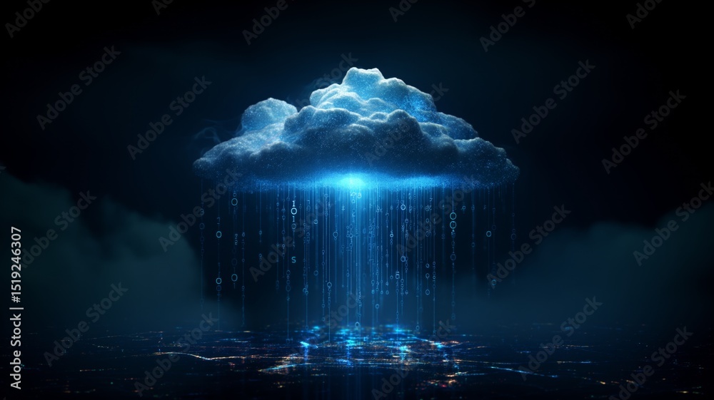 Poster enhancing data management with artificial intelligence and cloud storage technologies in a digital l