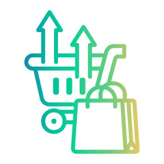 cart Line Gradient Icon