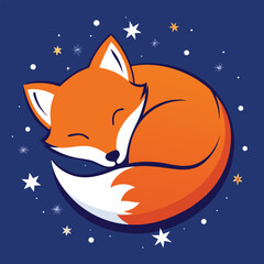 Cute Animals Silhouette & Line Vector