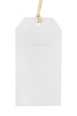 Fototapeta premium Clothes label isolated