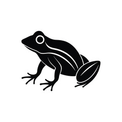 Frog Resilient Vector Silhouette