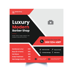 Barbershop Post Template 