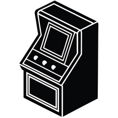 Vector illustration of a modern electric stove and computer technology objects in an isolated white metal container