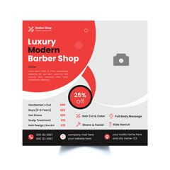 Barbershop Post Template 
