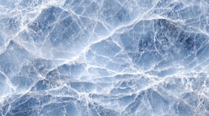 Fototapeta premium Ice blue marble with photorealistic detail and polished texture