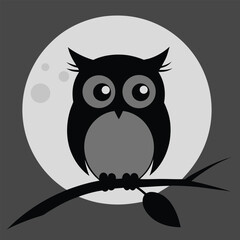 Cute Animals Silhouette & Line Vector