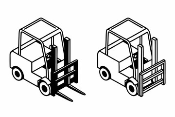 forklift truck icon