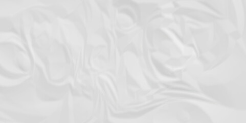 White fabric background. white crumpled paper background texture pattern overlay. wrinkled high resolution arts craft and Seamless white crumpled paper.	