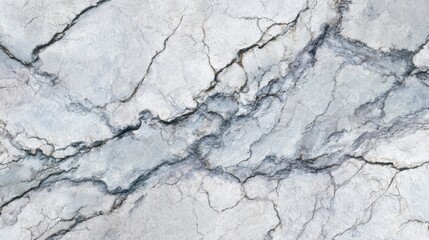 TopDown View of River White Granite Texture with High Detail