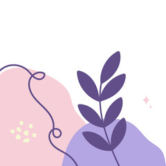 Aesthetic Corner Abstract Plant