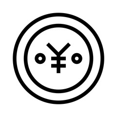 Obraz premium Yen Currency Symbol
