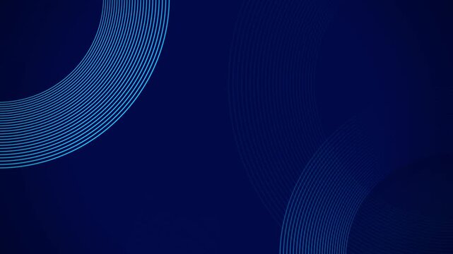 abstract blue background line loop animation video