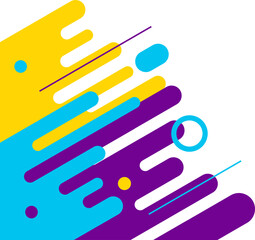 Colorful Geometric Rounded Corner