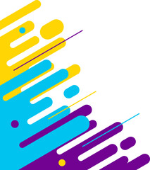 Colorful Geometric Rounded Corner