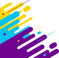 Colorful Geometric Rounded Corner