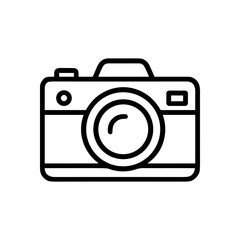 Camera Capturing moments in simple  illustration design element