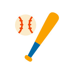 Up Close with Baseball Gear illustration design element