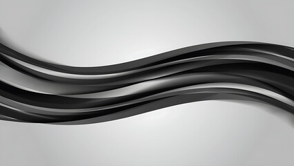 Abstract dark wavy texture in black and grey tones, premium elegant feel