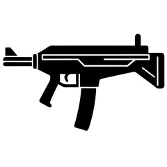 gun silhouette vector