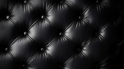Fototapeta premium Black Leather Texture Background