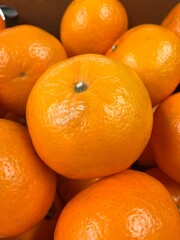 oranges on the market