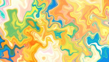 Vibrant abstract art creation studio digital artwork colorful swirls close-up view artistic expression