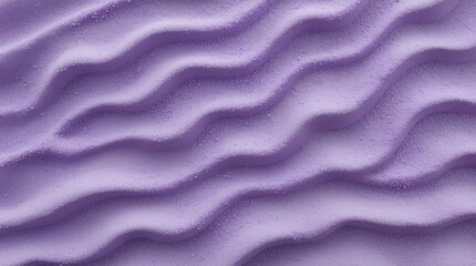Purple sand texture with wavy pattern. Soft lavender abstract background for design projects.
